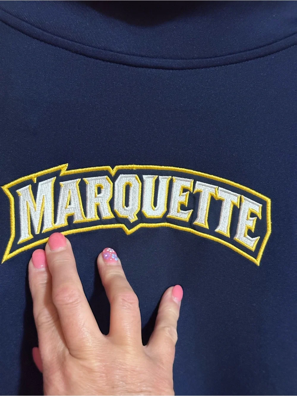 Jordan Marquette university‎ NCAA full zip mens warm up jacket sz XXL